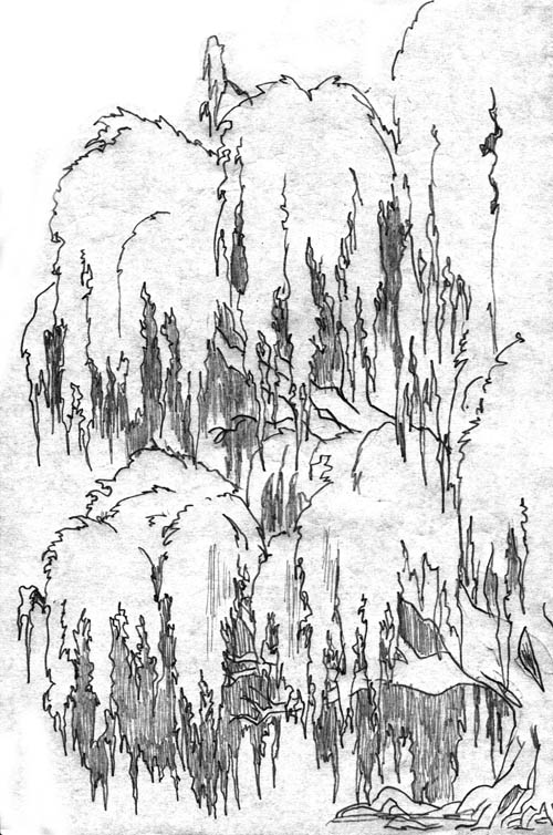 500x754 Victhulhu - Willow Tree Sketch