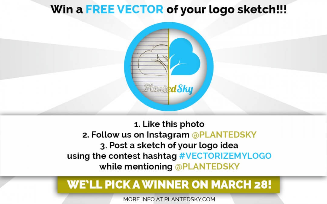 1080x675 Vectorizemylogo Instagram Contest Win A Vector Version Of Your - Win Sketch