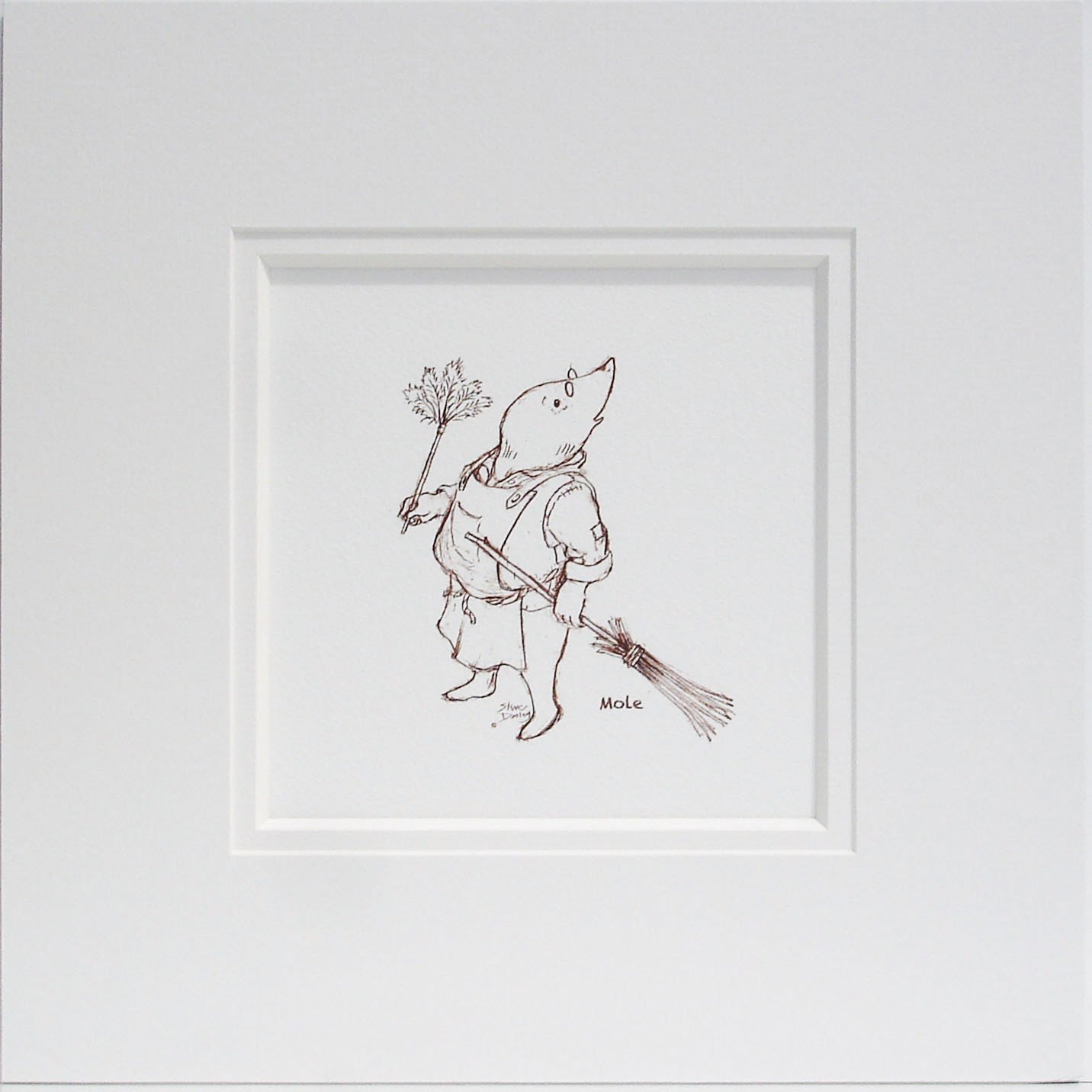 1432x1432 Mole Sketch Nursery Print Ellerby England Ellerby England - Wind Sketch