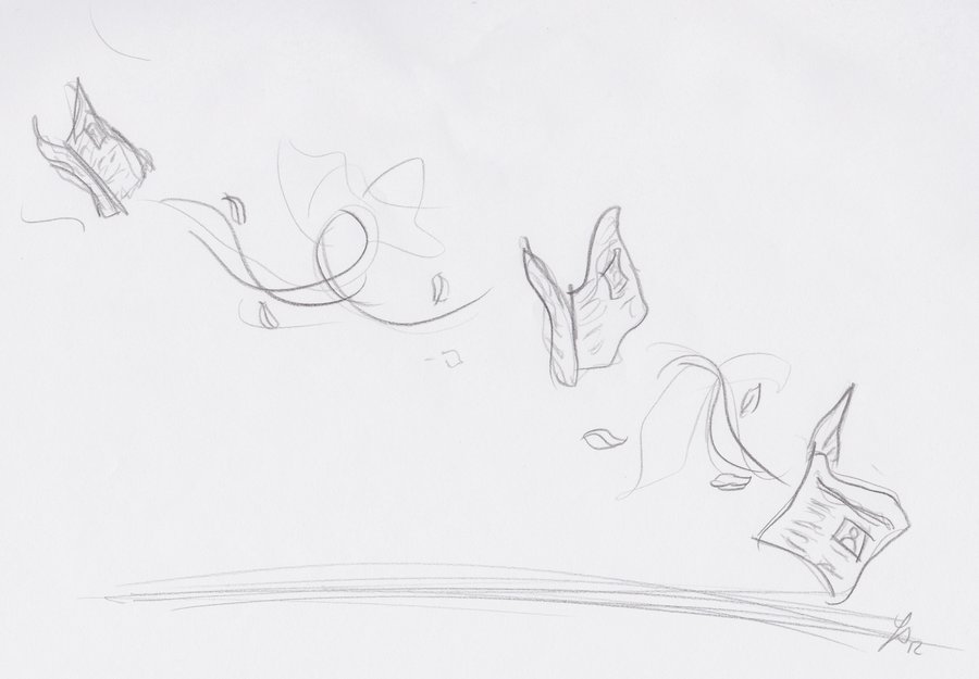 900x625 Sketchbook Leslie Learns Lines - Wind Sketch