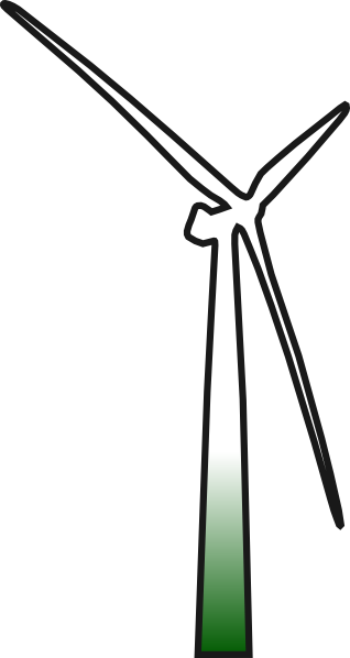 318x598 Wind Turbine Clip Art - Wind Turbine Sketch