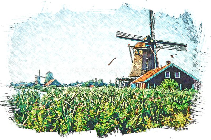800x531 Kathy Mccullough Photography Windmill Sketch - Windmill Sketch