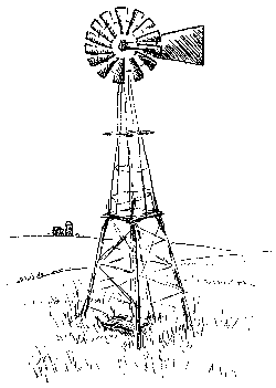 250x351 Sketch Draw Windmill - Windmill Sketch