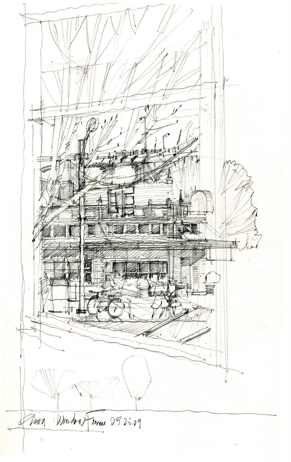 1007x1600 Window Frame Sketching Anita H. Lehmann, Artist - Window Frame Sketch