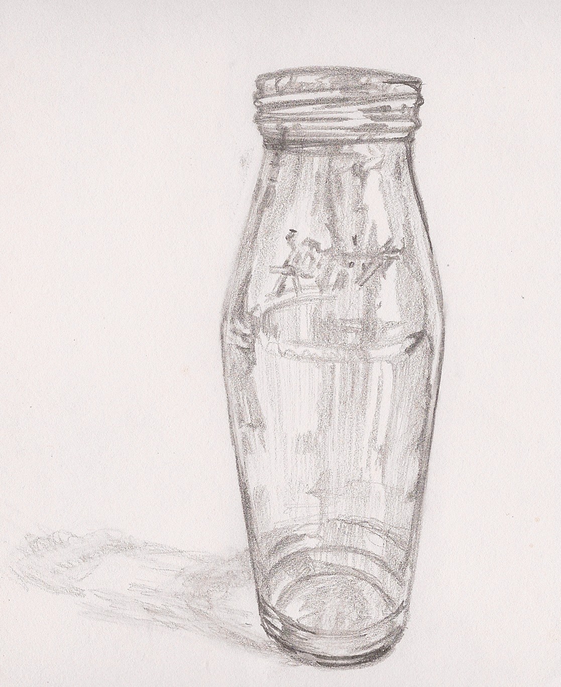 Wine Bottle And Glass Sketch at PaintingValley.com | Explore collection ...