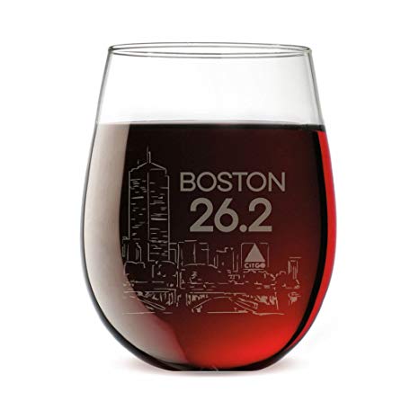 466x466 Running Stemless Wine Glass - Wine Glass Sketch