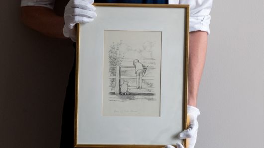 530x298 Rare Winnie The Pooh Sketches Up For Auction - Winnie Pooh Sketch