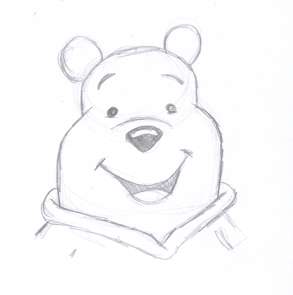 Winnie Pooh Sketch at PaintingValley.com | Explore collection of Winnie ...