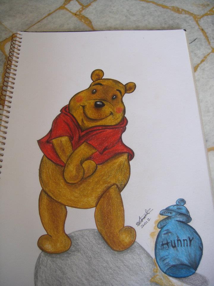 720x960 Winnie The Pooh Sketch By Saintvinod - Winnie Sketch