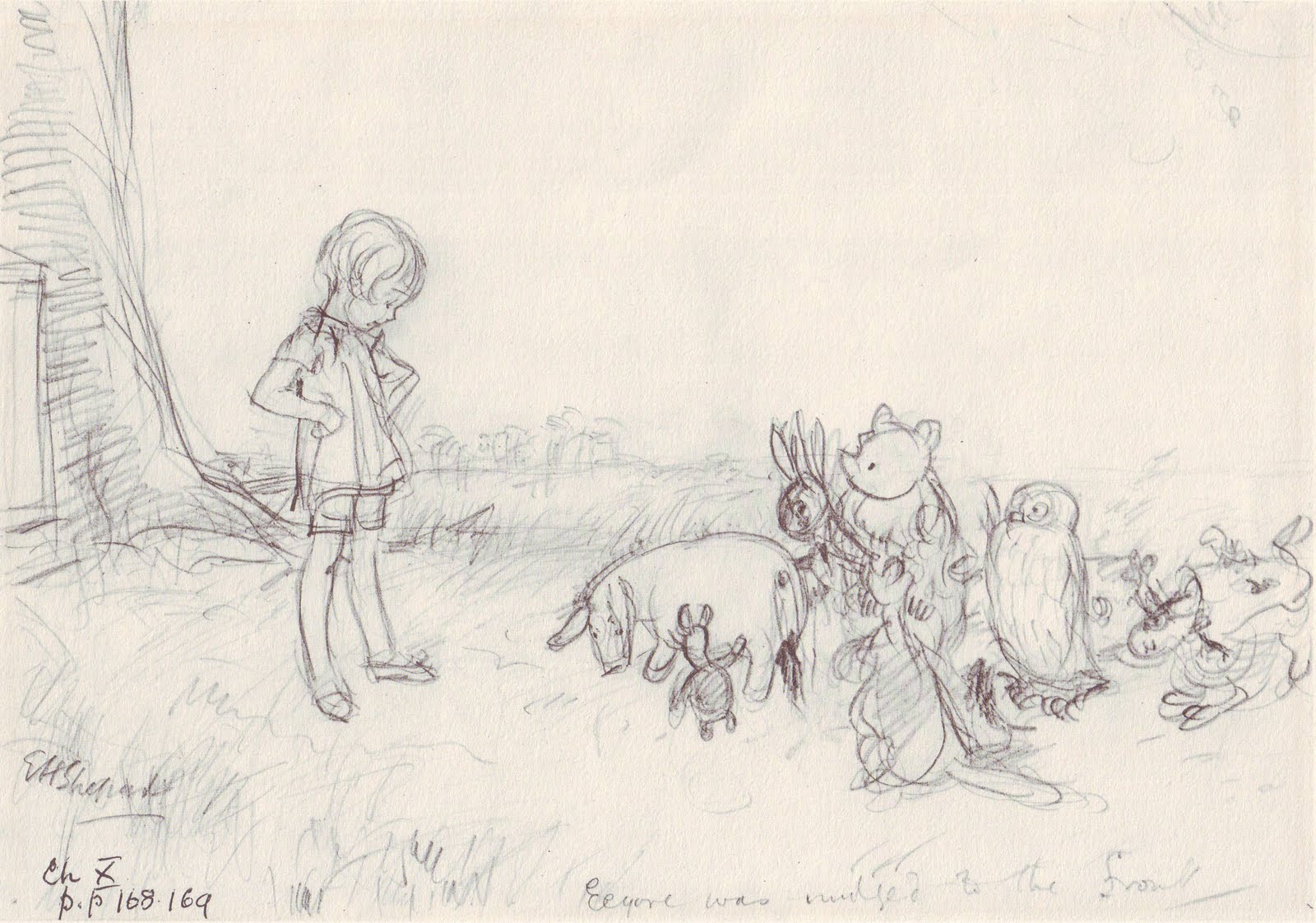 1600x1122 Original Art Stories Winnie The Pooh Pencil Sketches - Winnie The Pooh Sketch