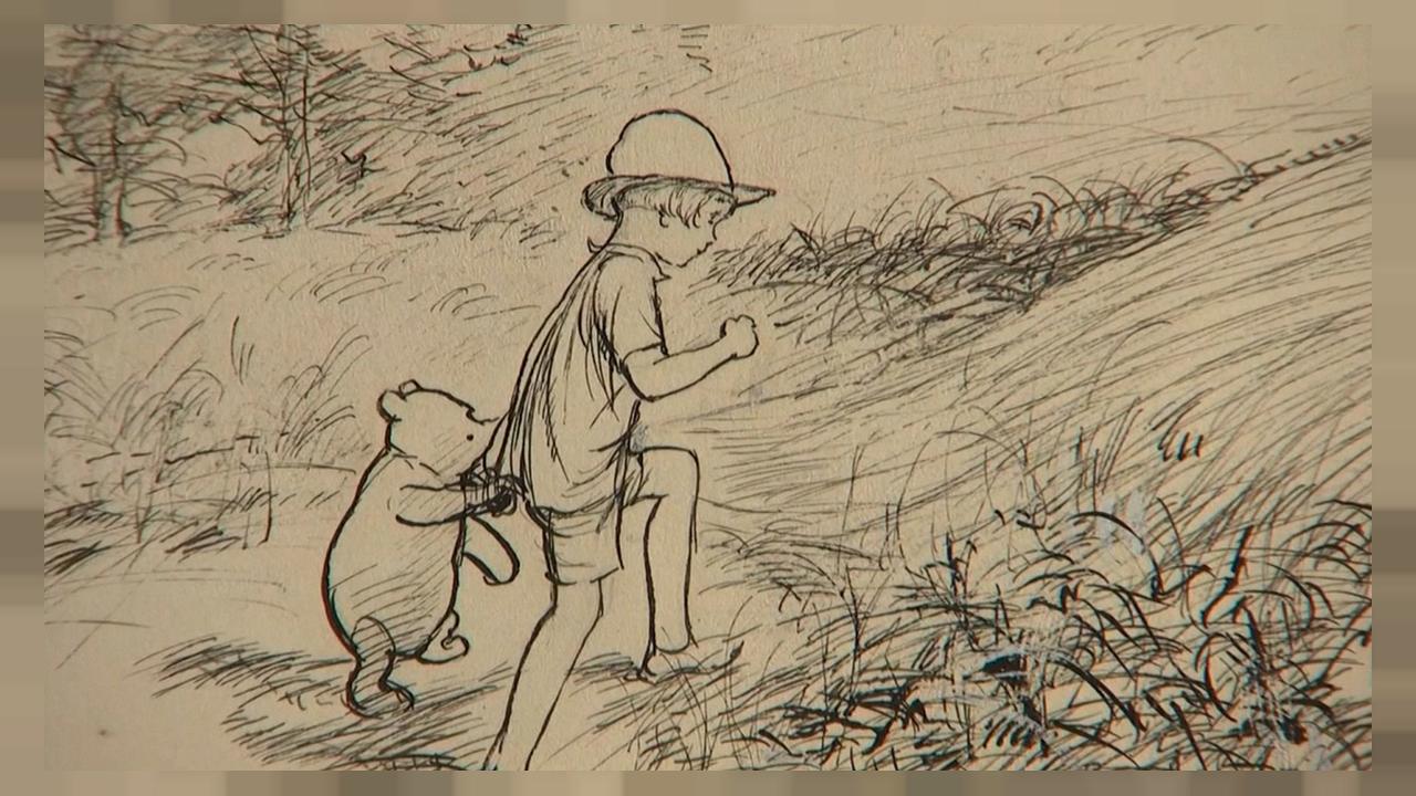 1280x720 Original Winnie The Pooh Sketches For Sale Euronews - Winnie The Pooh Sketch