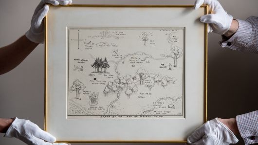 530x298 Rare Winnie The Pooh Sketches Up For Auction - Winnie The Pooh Sketch