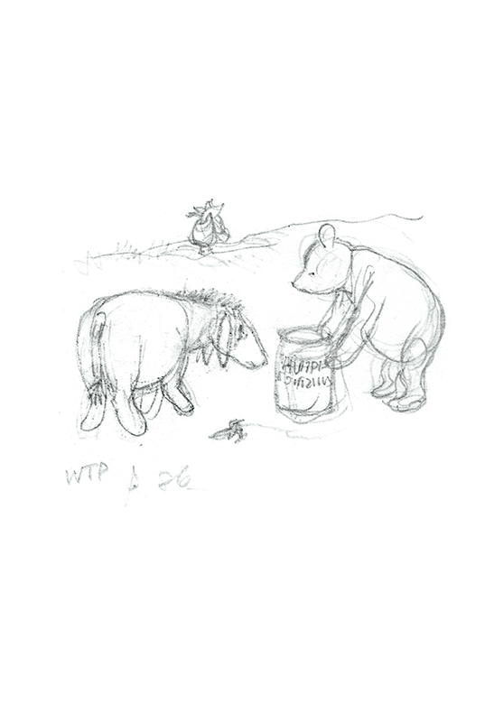 547x800 Some Of The First Sketches Of Winnie The Pooh Literary Hub - Winnie The Pooh Sketch