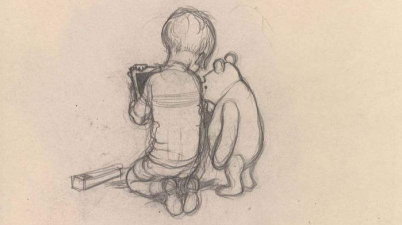 805x450 Winnie The Pooh Sketches Original Dusted Off After Decades Loop - Winnie The Pooh Sketch