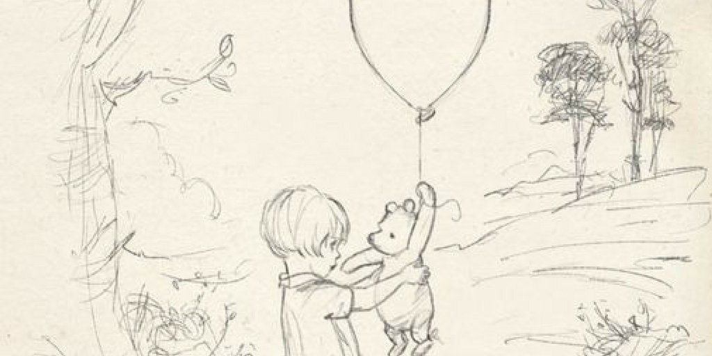 1024x512 Daily Mirror On Twitter Disney Release Adorable Winnie The Pooh - Winnie The Pooh Sketch