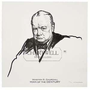 300x300 Sir Winston Churchill People Sketches, Portraits - Winston Churchill Sketch