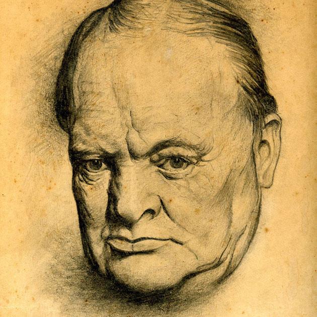 630x630 Churchill, Culture And Soft Power British Council - Winston Churchill Sketch