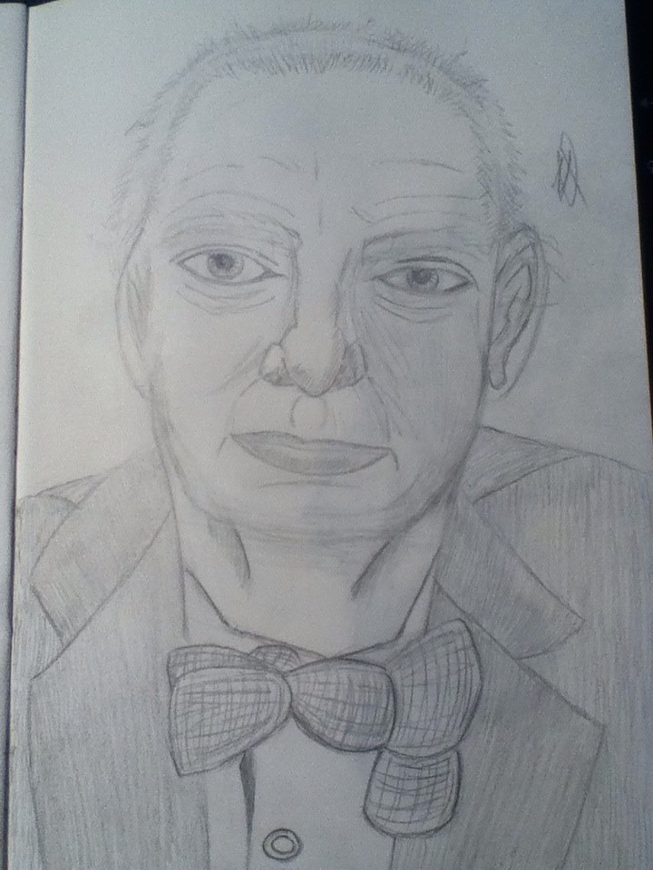 720x960 Winston Churchill Sketch By Javalink12 - Winston Churchill Sketch