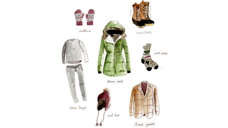 800x450 Tuck School Of Business What To Wear To Stay Warm This Winter - Winter Clothes Sketch