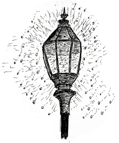 416x500 The Slow Water Movement More Winter Sketches - Winter Sketch