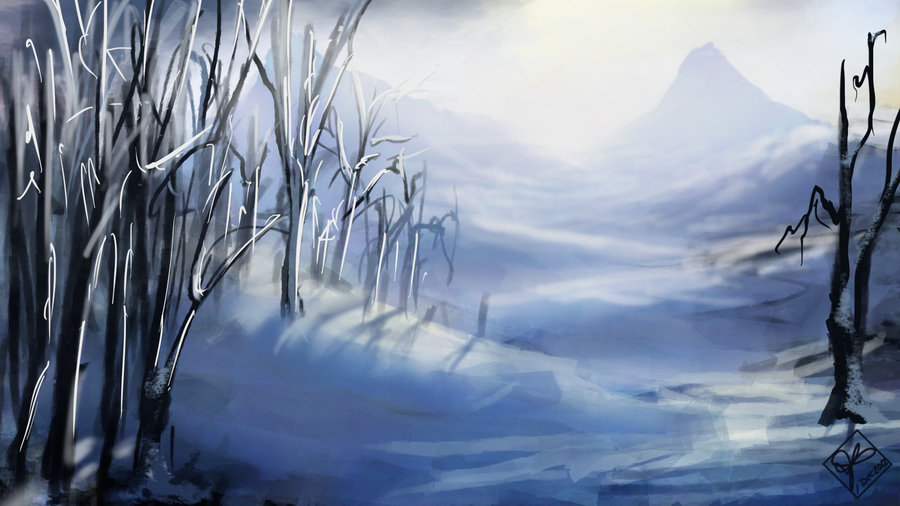 900x506 Winter Sketch By Jjpeabody - Winter Sketch
