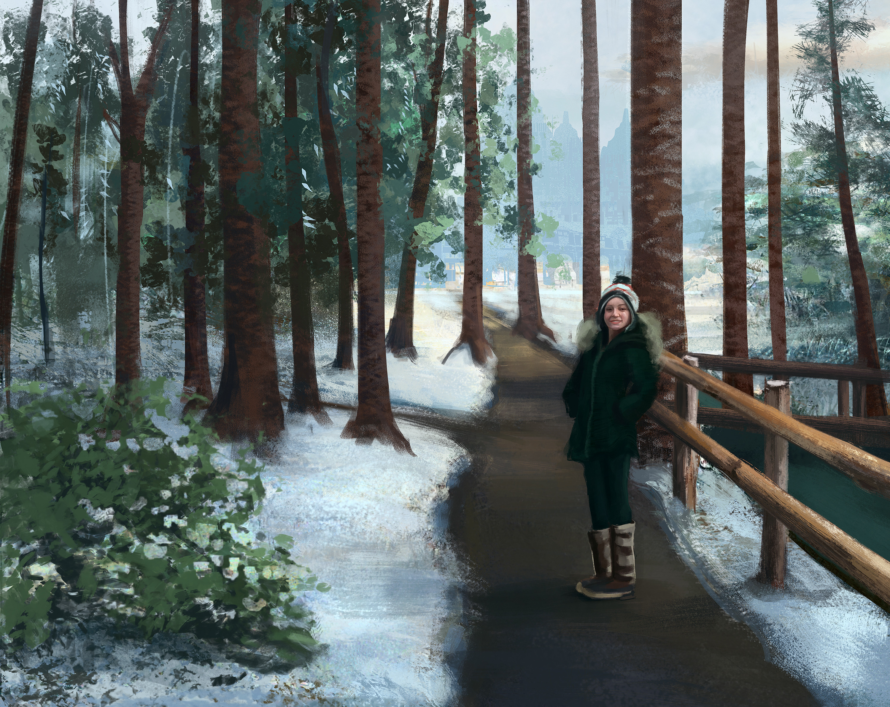 3000x2383 Winter Sketch - Winter Sketch