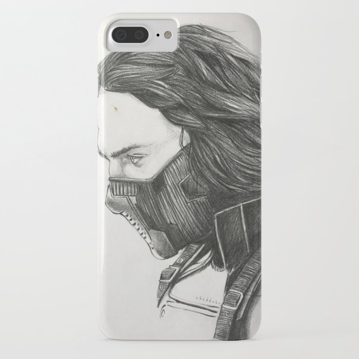 700x700 The Winter Soldier (Sketch) Iphone Case By Chedduhr Society6 - Winter Soldier Sketch