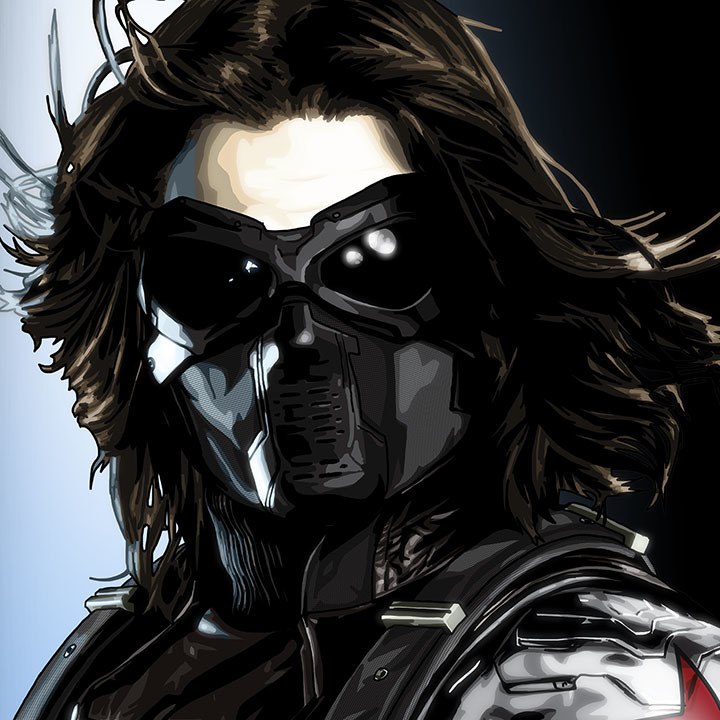 720x720 Winter Soldier - Winter Soldier Sketch