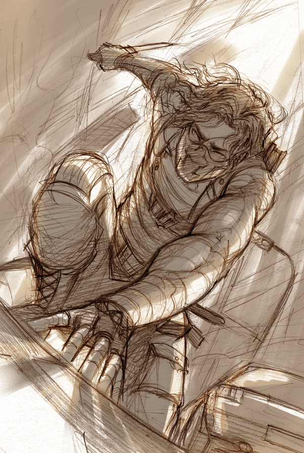 600x894 Winter Soldier - Winter Soldier Sketch