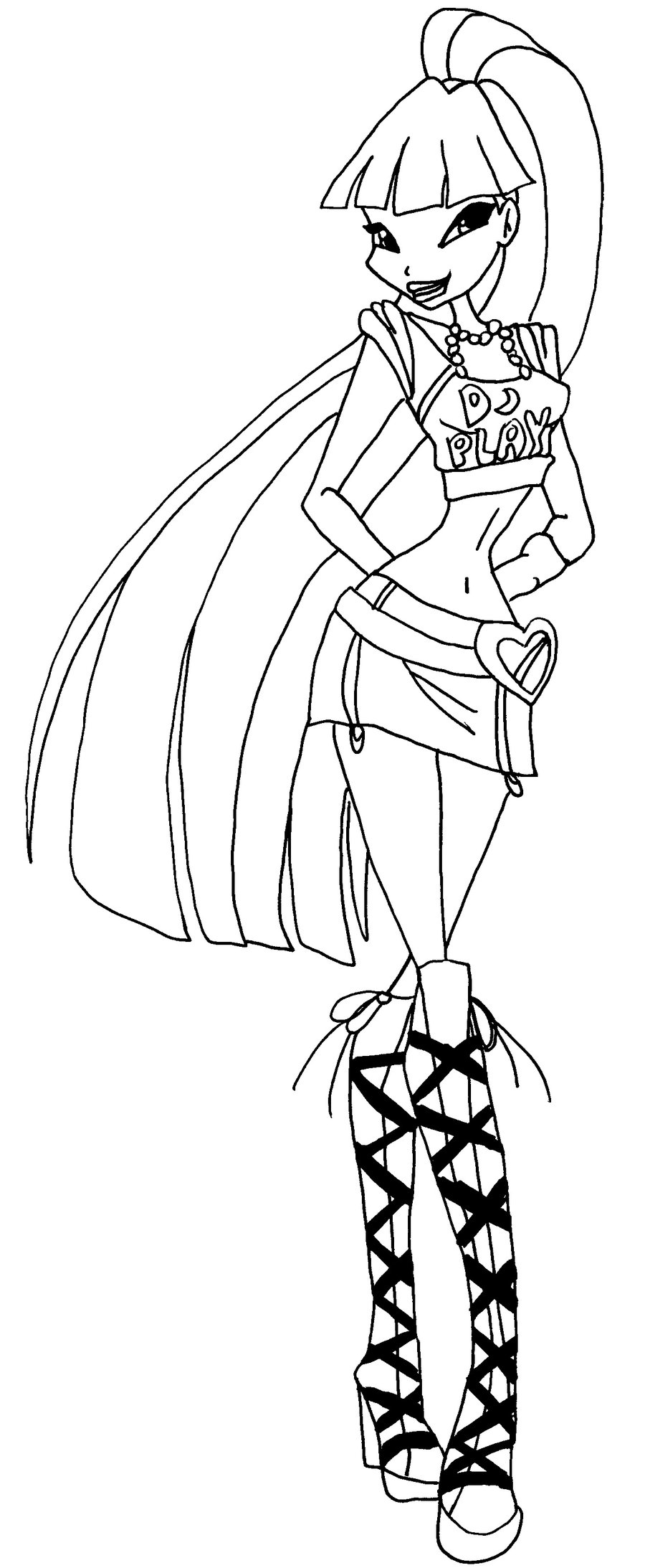 900x2186 Musa From The Winx Club - Winx Club Sketches