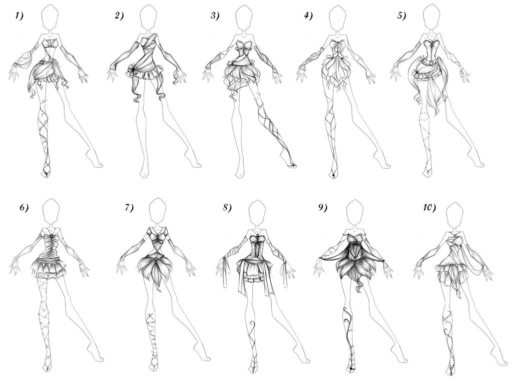 1039x769 Winx Club Adoptables (Sold) By Nagashia Color - Winx Club Sketches