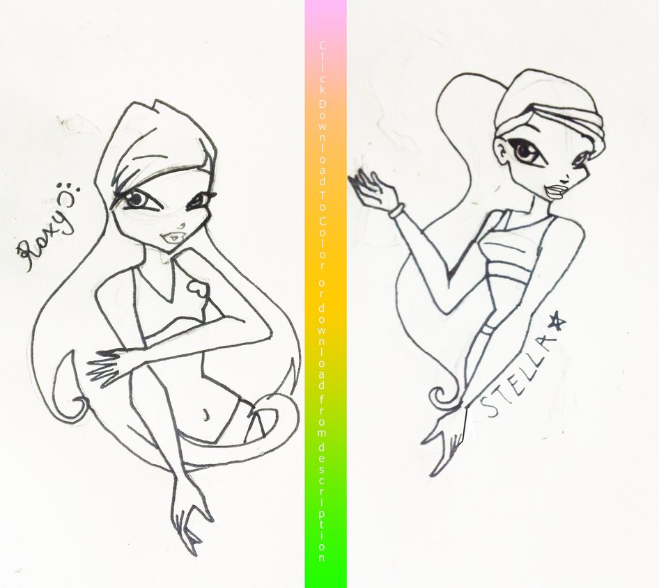 946x845 Winx Club Sketches +download+ By Magicalmind - Winx Club Sketches