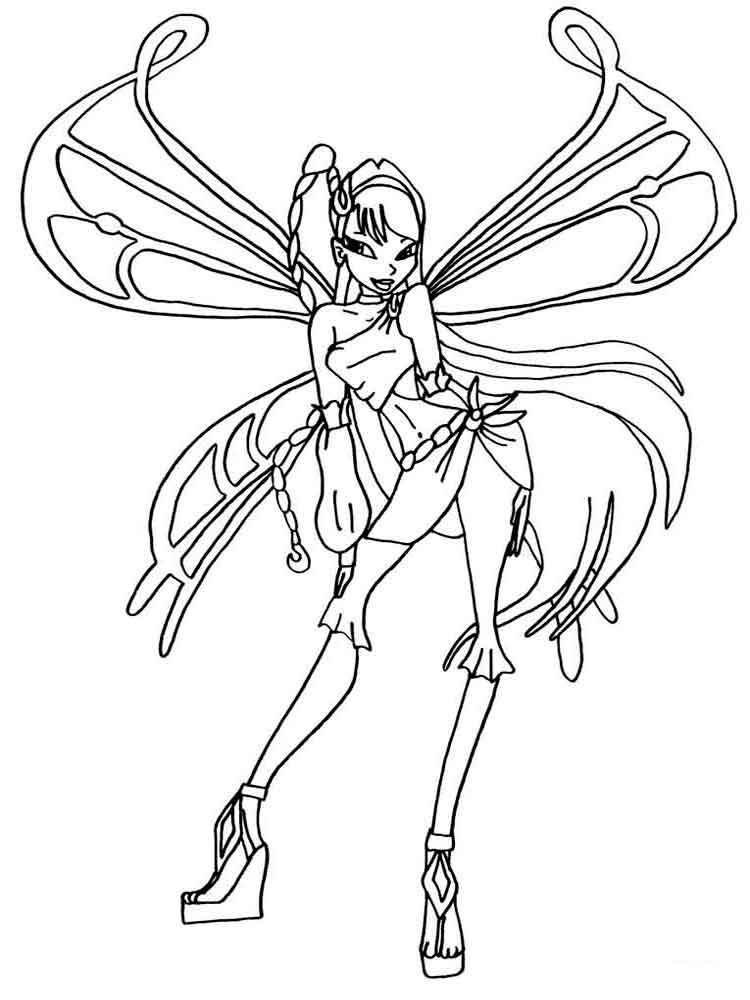Winx Sketch at PaintingValley.com | Explore collection of Winx Sketch