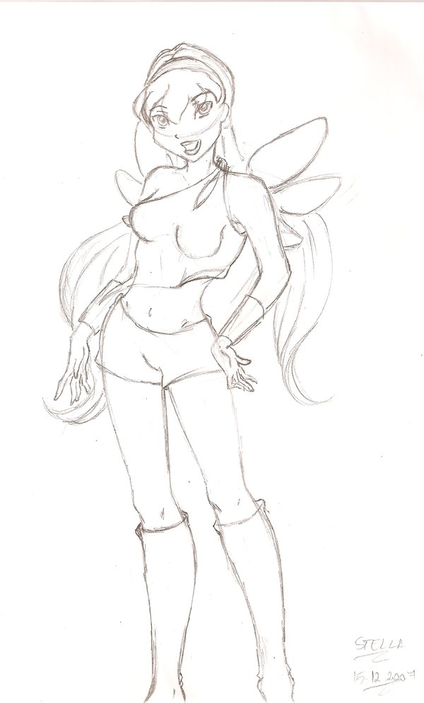 600x995 W.i.p. - Winx Sketch
