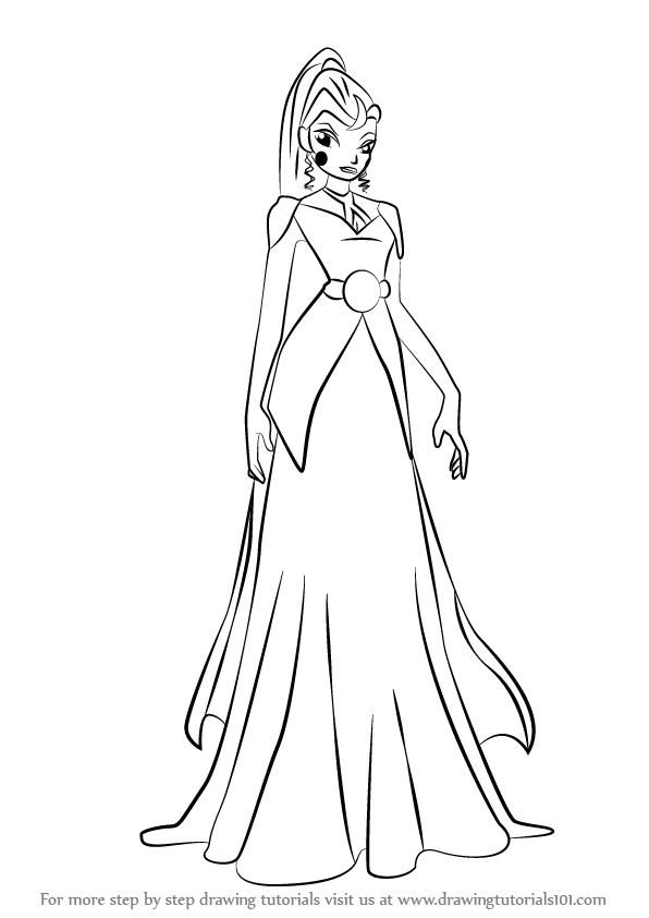 596x842 Winx Club Drawing Tutorials - Winx Sketch