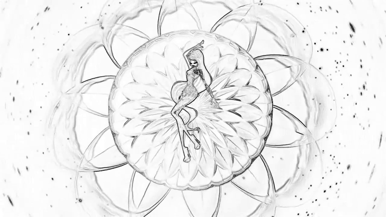 1280x720 Dreamix Transformation Sketch Version - Winx Sketch