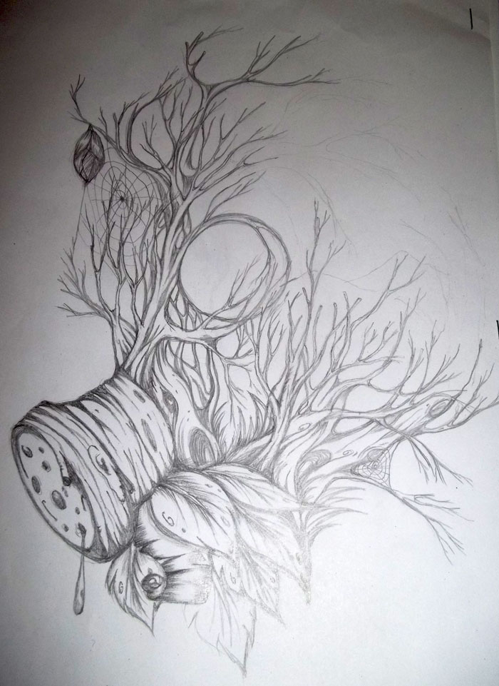 700x961 Natural Death...wip 30% On Pencil Sketch - Wip Sketch