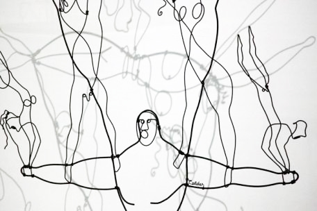 456x304 Drawing With Wire Like Calder, And Backwards Forwards Sketching - Wire Sketch