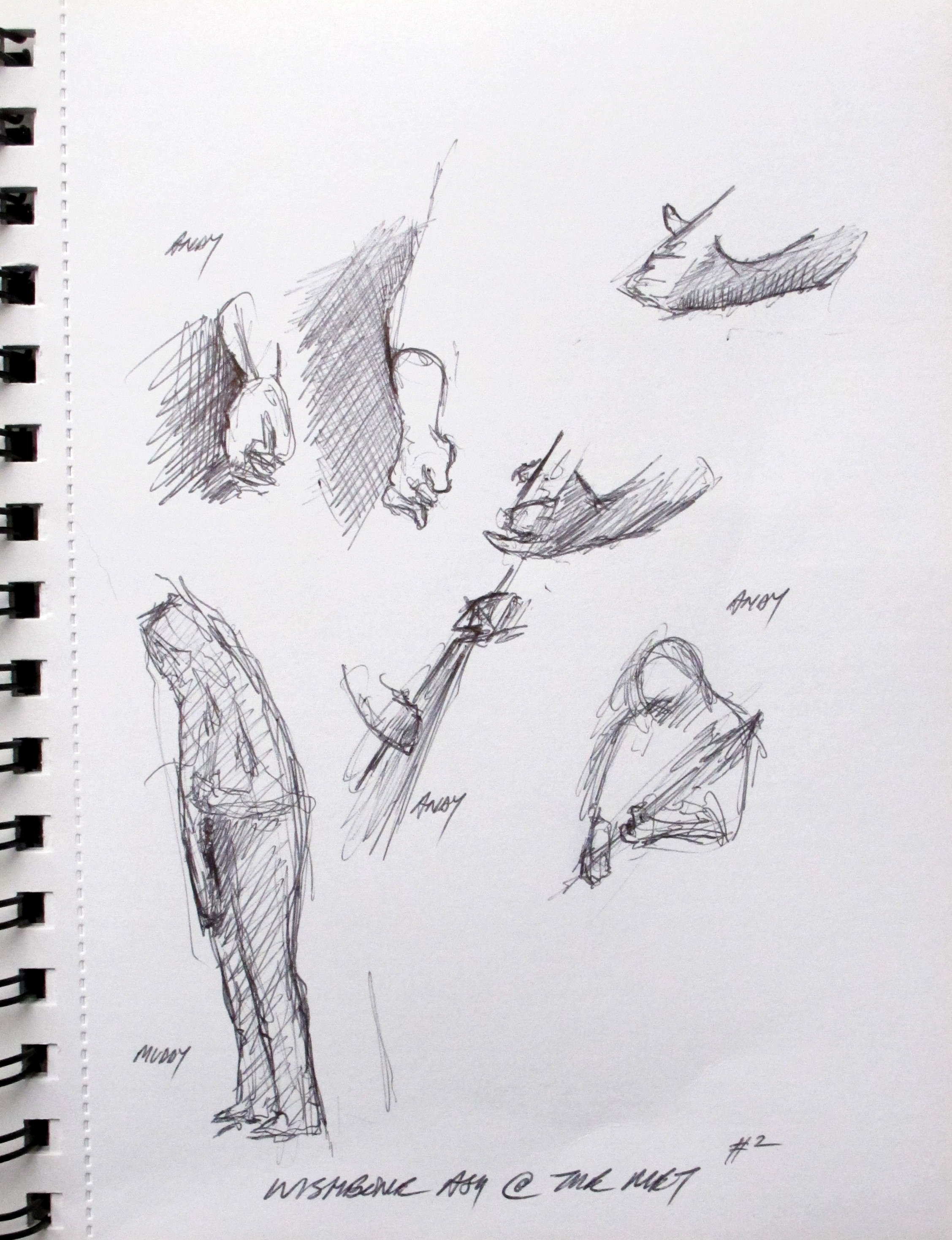 2255x2937 Pete Marsh Art - Wishbone Sketch