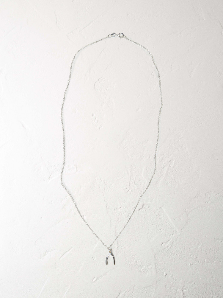 750x1000 Sterling Silver Wishbone Neckl (Silver) White Stuff - Wishbone Sketch