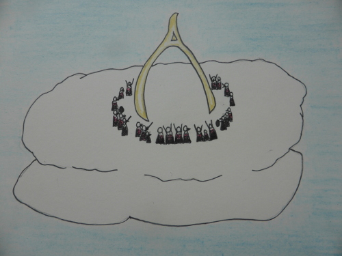 500x375 The Wishbone Of The Lord Of Desolation Signposts In The Mist - Wishbone Sketch