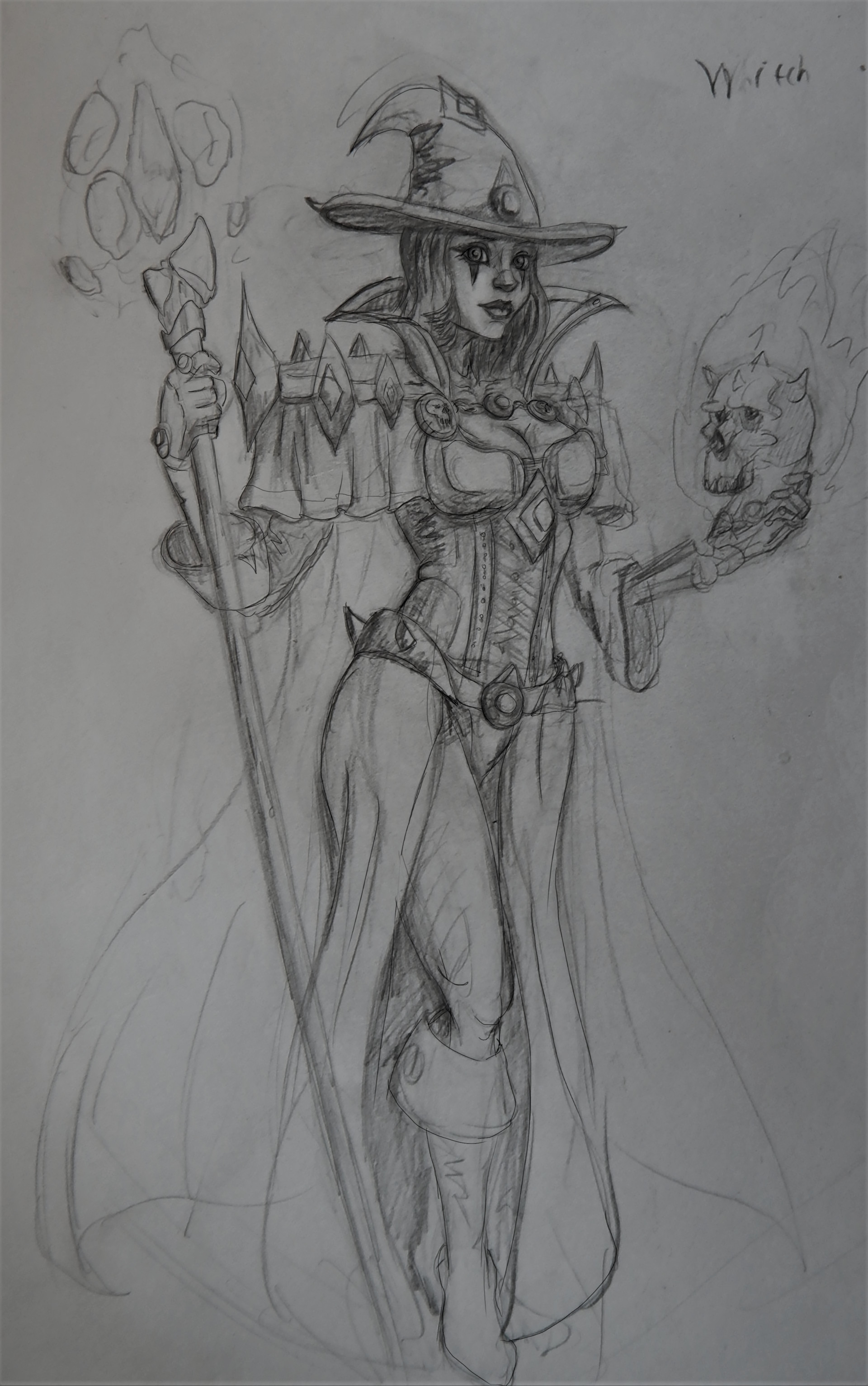 1920x3064 Konstantinos Kotrosos - Witch Sketch