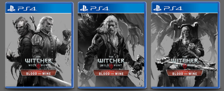 740x301 The Witcher 3 Blood And Wine Cover Art Sketches, Close Up Shots - Witcher 3 Sketch