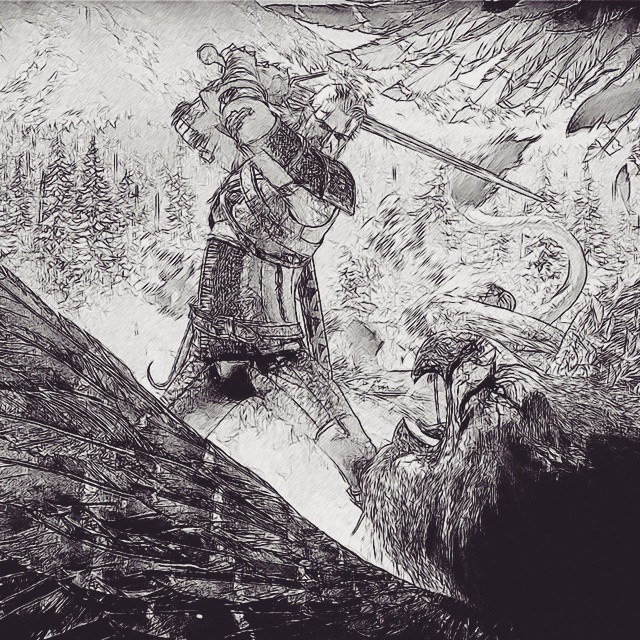 640x640 Witcher 3 Sketch For - Witcher 3 Sketch