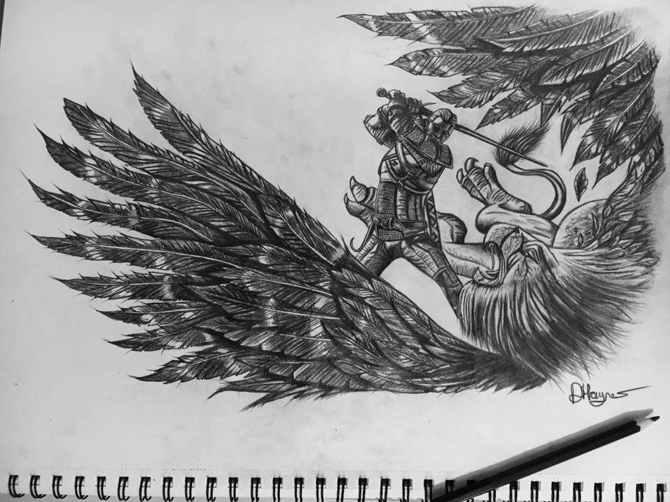 960x720 Dani Haynes - Witcher 3 Sketch