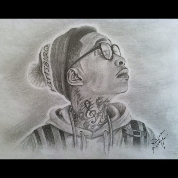 612x612 Wiz Khalifa - Wiz Khalifa Sketch