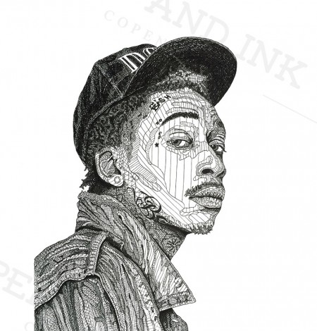 450x470 Wiz Khalifa - Wiz Khalifa Sketch