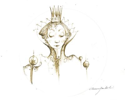 400x320 Study From The Wonderful Wizard Of Oz Lovely Lady - Wizard Of Oz Sketch