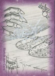 219x300 Wizard Of Oz Sketch Card By Warren Martineck Ruby Slippers Ebay - Wizard Of Oz Sketch