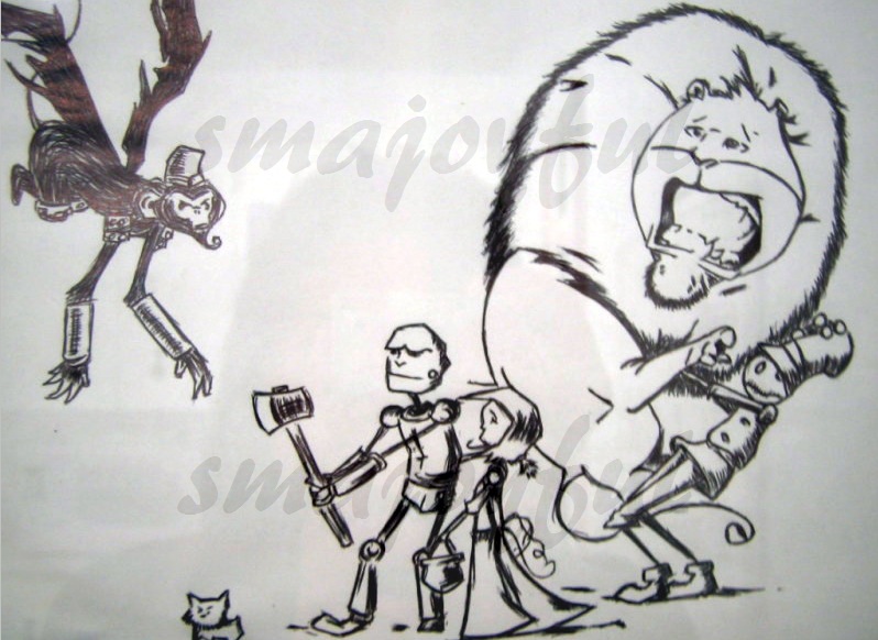 798x582 Wizard Of Oz Sketching Glamorous Gamer Girls - Wizard Of Oz Sketch